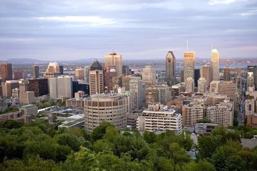 Montréal vue du mont Royal